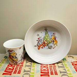 WINNIE THE POOH PASTA BOWL AND MUG SET